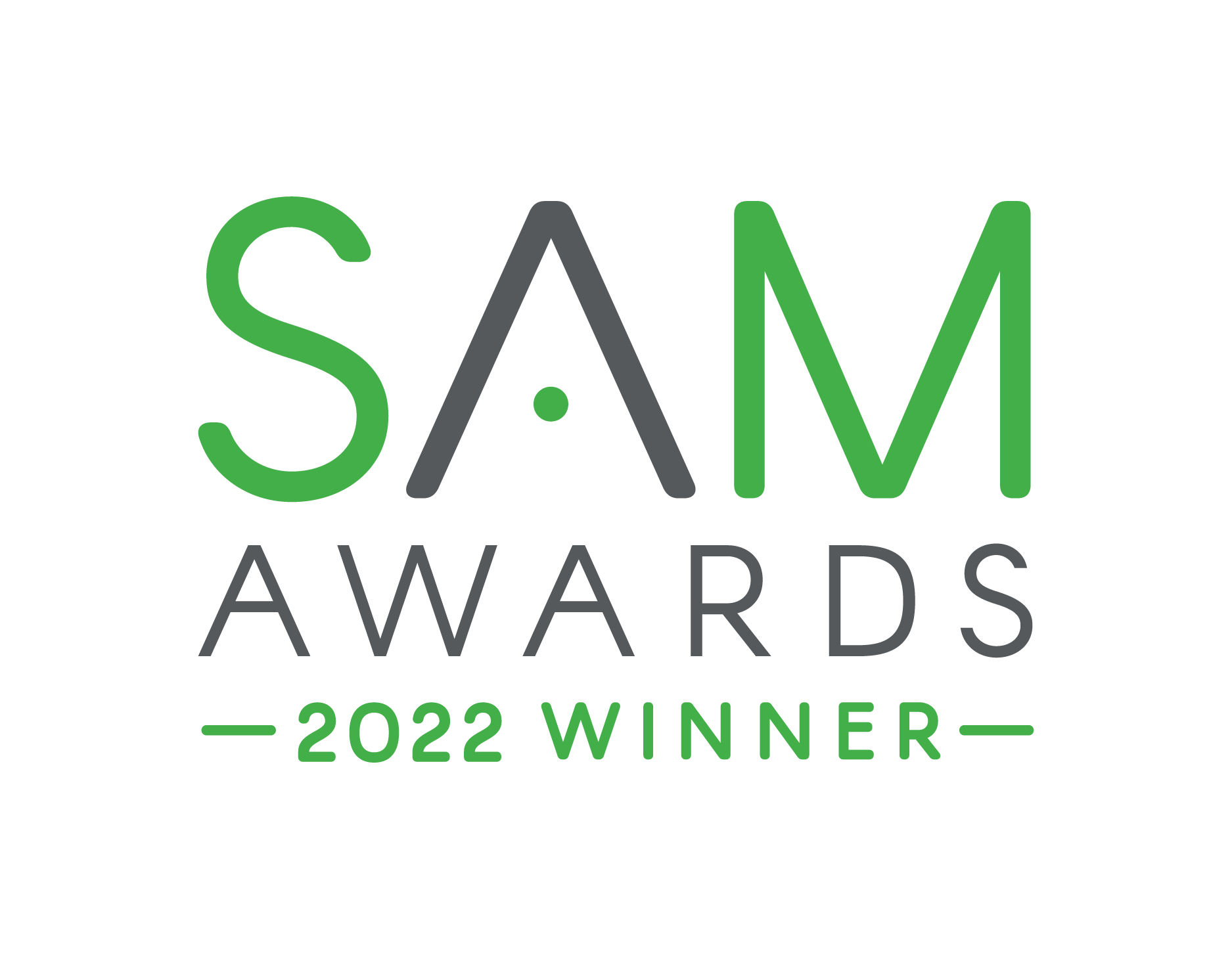 SAM winner logo