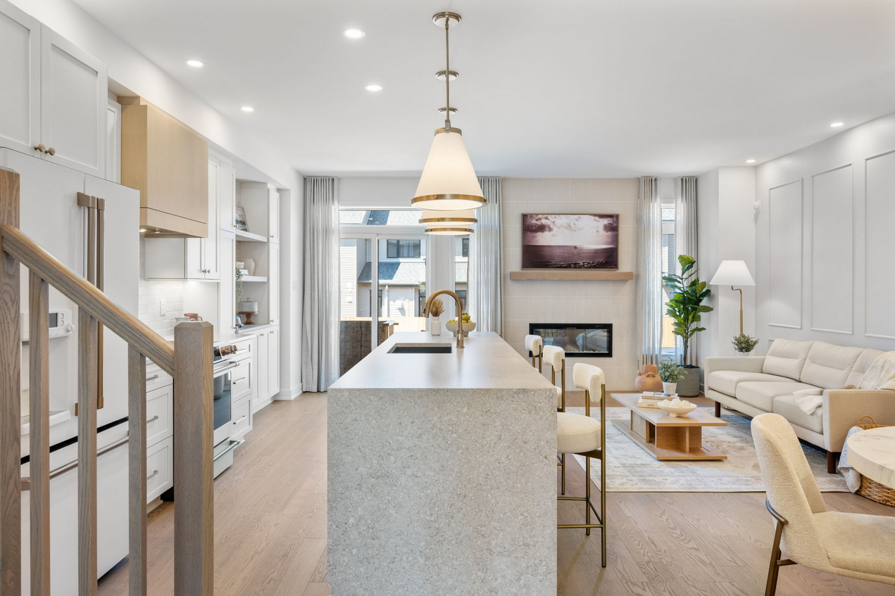 2024 Round 1 People's Choice Award Housing Design Awards claridge homes sussex model open concept kitchen island