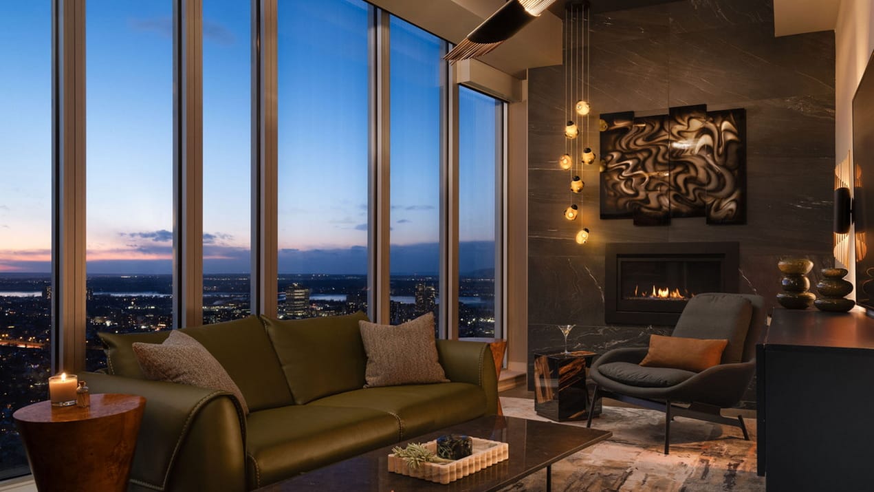 2026 One of One awards Ottawa interior design condo evening living room
