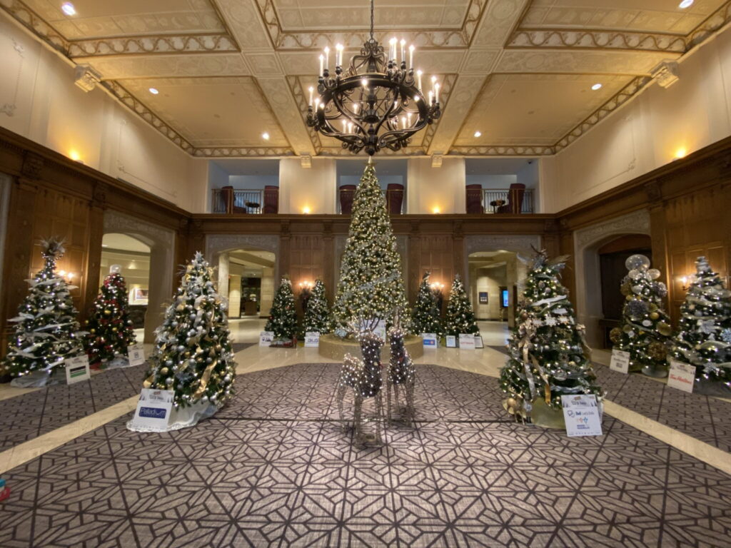 things to do at Christmas Chateau Laurier Trees of Hope