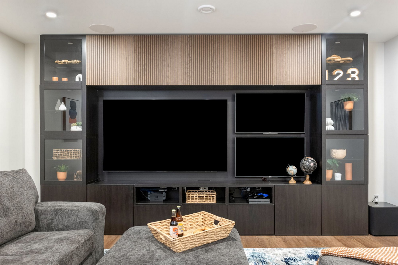 2024 Round 3 All Things Home People's Choice Award Ottawa homes renovation basement Just Basements ottawa media room