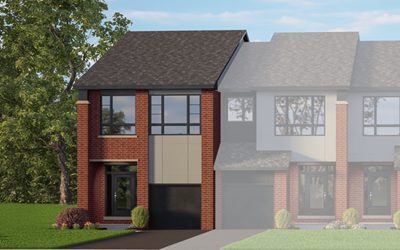 Rendering of Atlantis II Quick Occupancy move-in ready townhome by Urbandale Construction in Bradley Commons