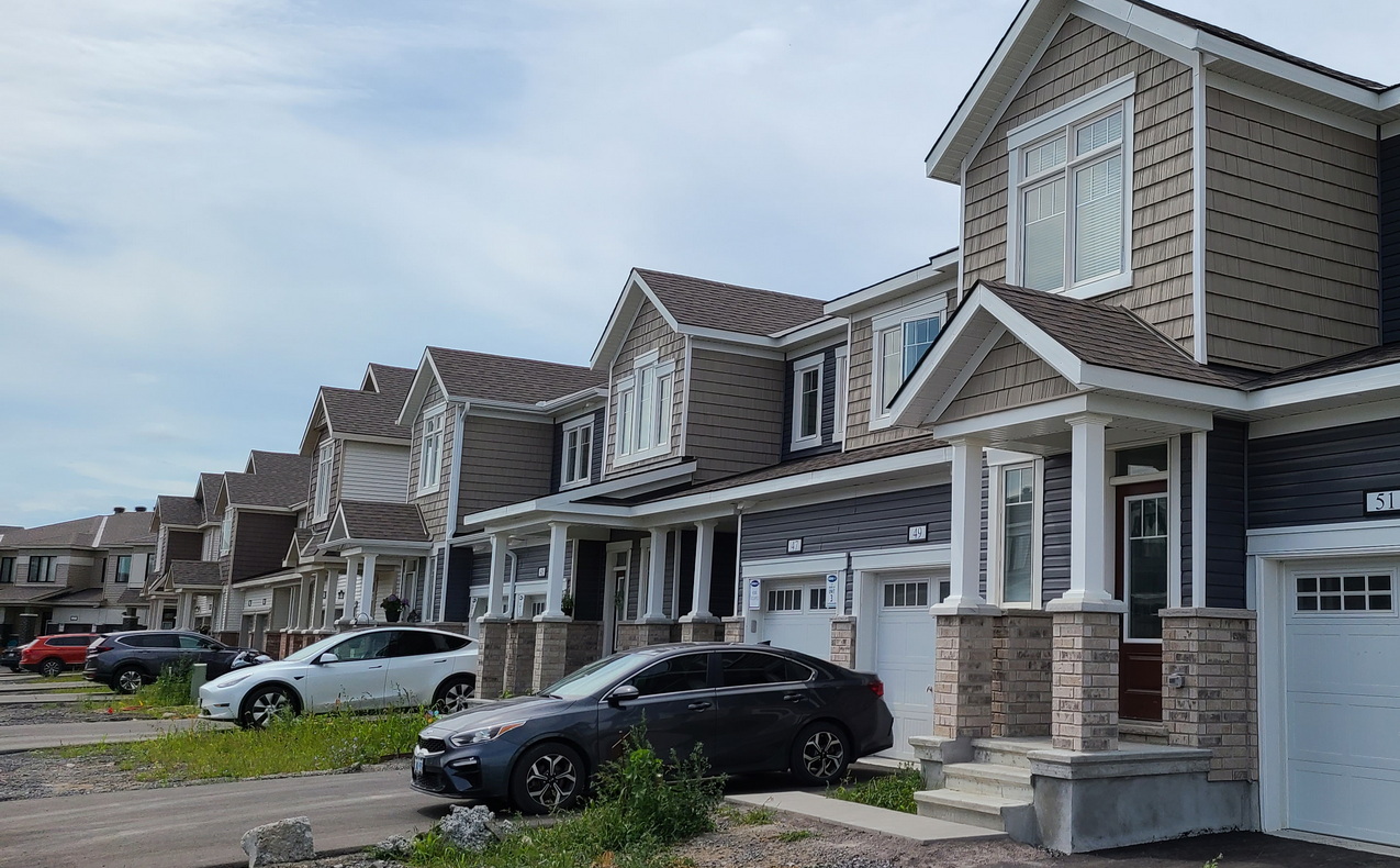 August 2022 new-home sales Ottawa street
