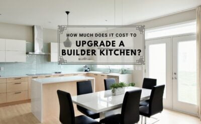 cost to upgrade a builder kitchen