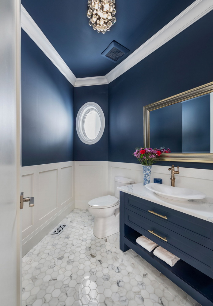 people's choice award ottawa housing design awards laurysen kitchens powder room blue