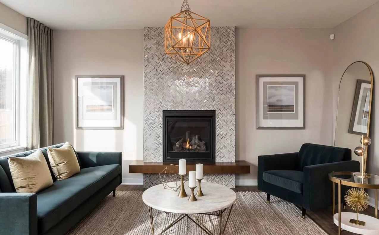 EdenWylde models Ottawa new homes fireplace