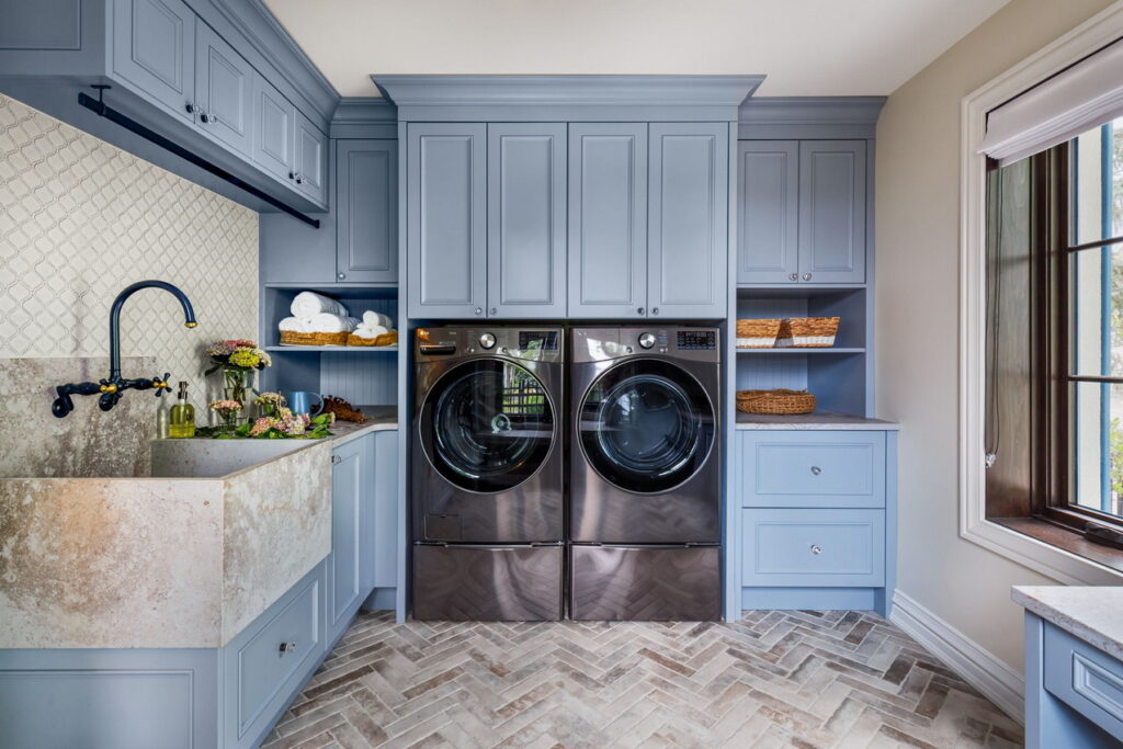 2023 final round people's choice award ottawa housing design awards neoteric developments laundry room blue cabinets
