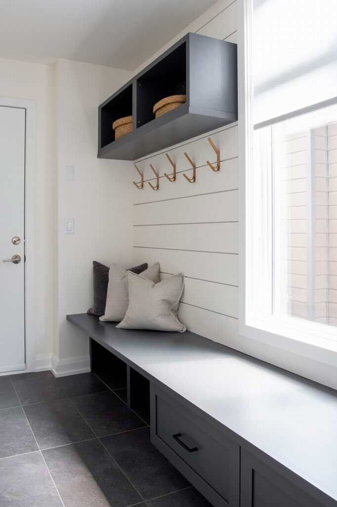 shiplap Uniform Urban Developments mudroom Ottawa new homes