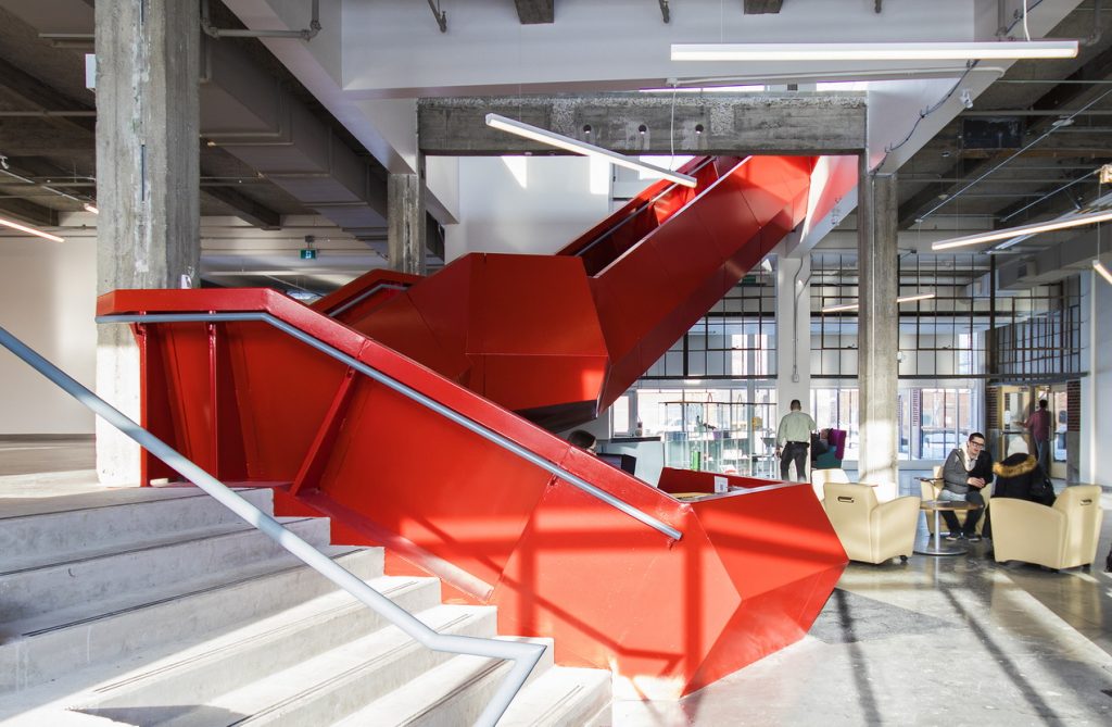 Barry Hobin Ottawa architect lifetime achievement award innovation centre staircase