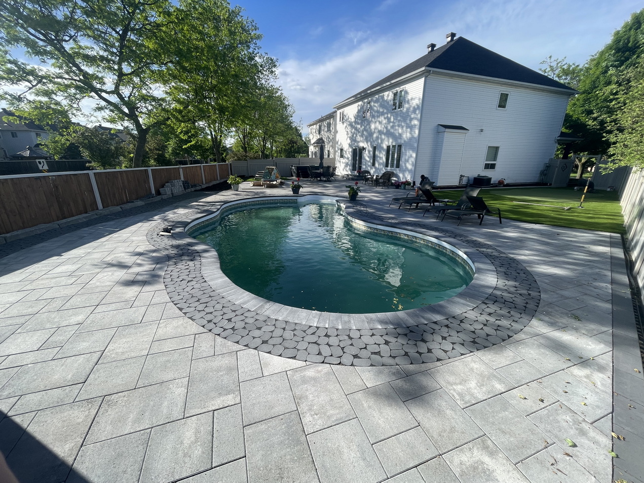 life long landscaping ottawa outdoor spaces backyard pool