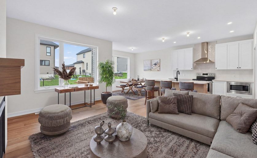 open-concept new-build home in Ottawa that's move-in-ready