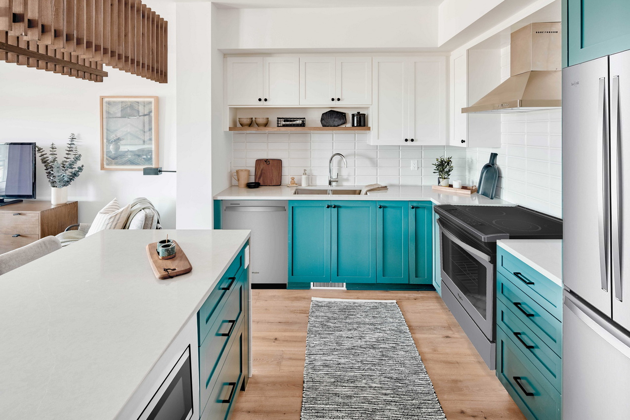 Richcraft blue kitchen