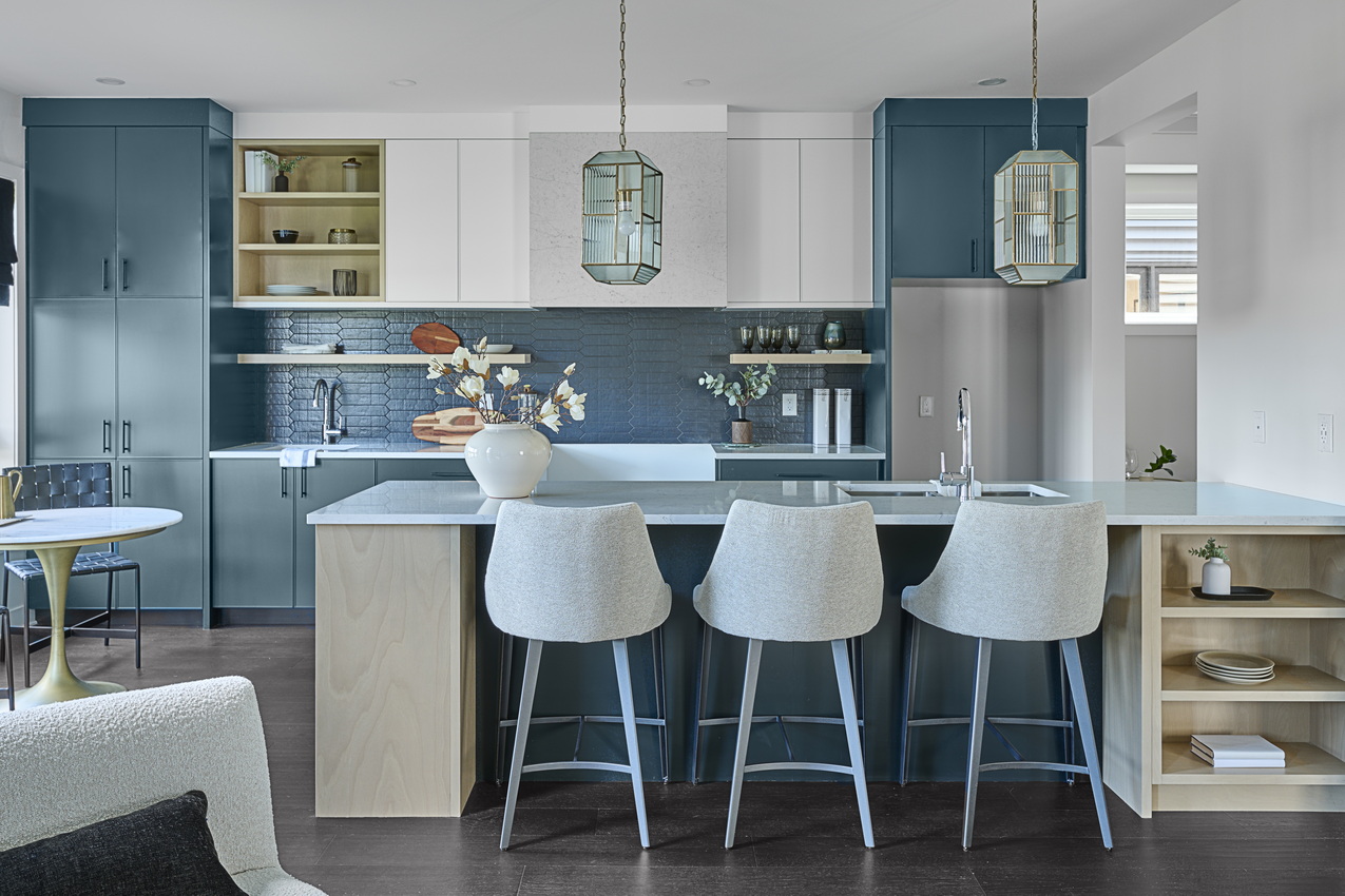 Richcraft blue kitchen