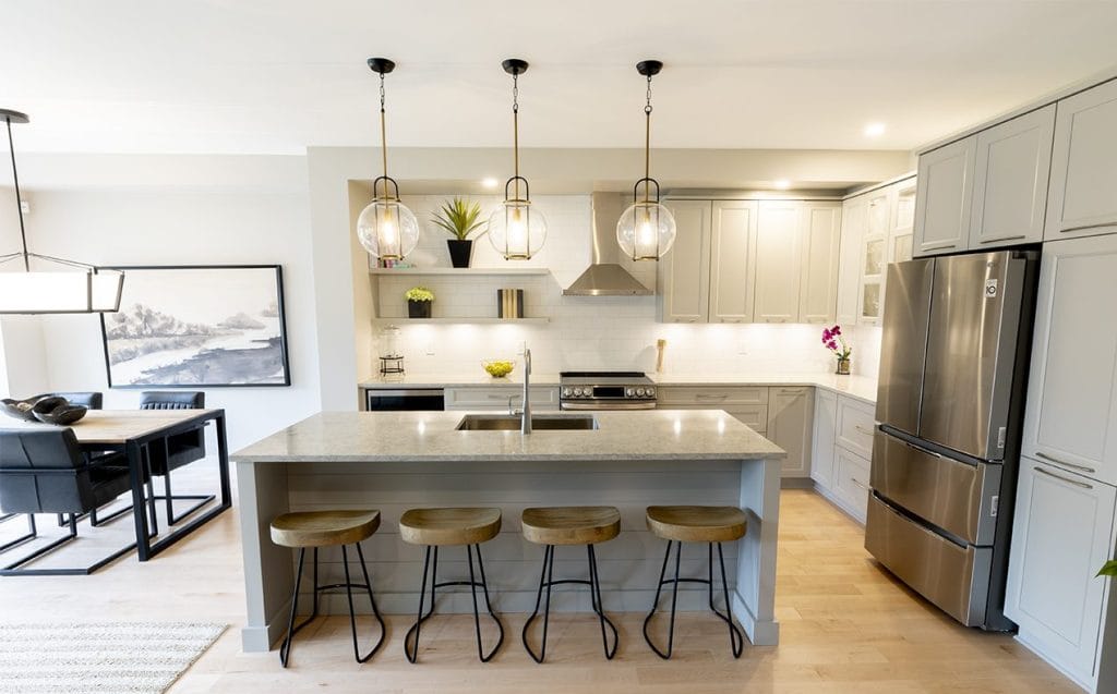 Tamarack Cardinal Creek Village Samira townhome bungalow model home