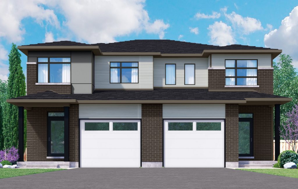 Ottawa new homes Tartan semi-detached