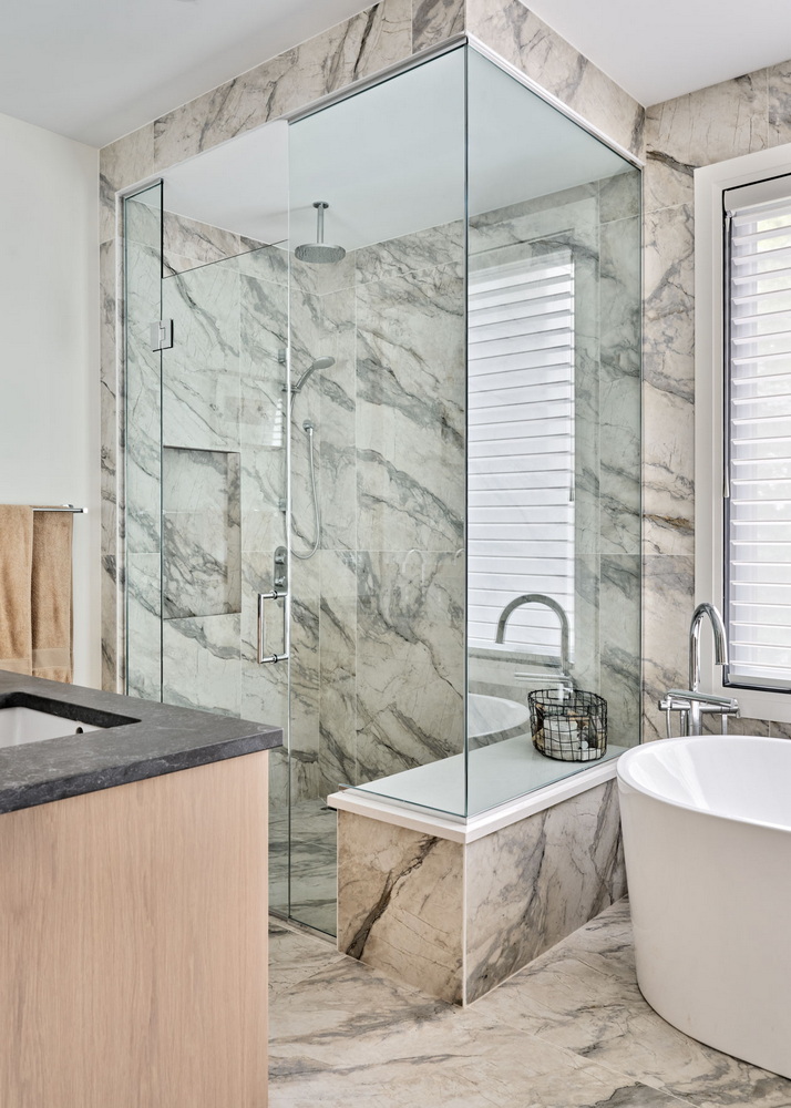 ensuite in a custom home by Amsted Design-Build