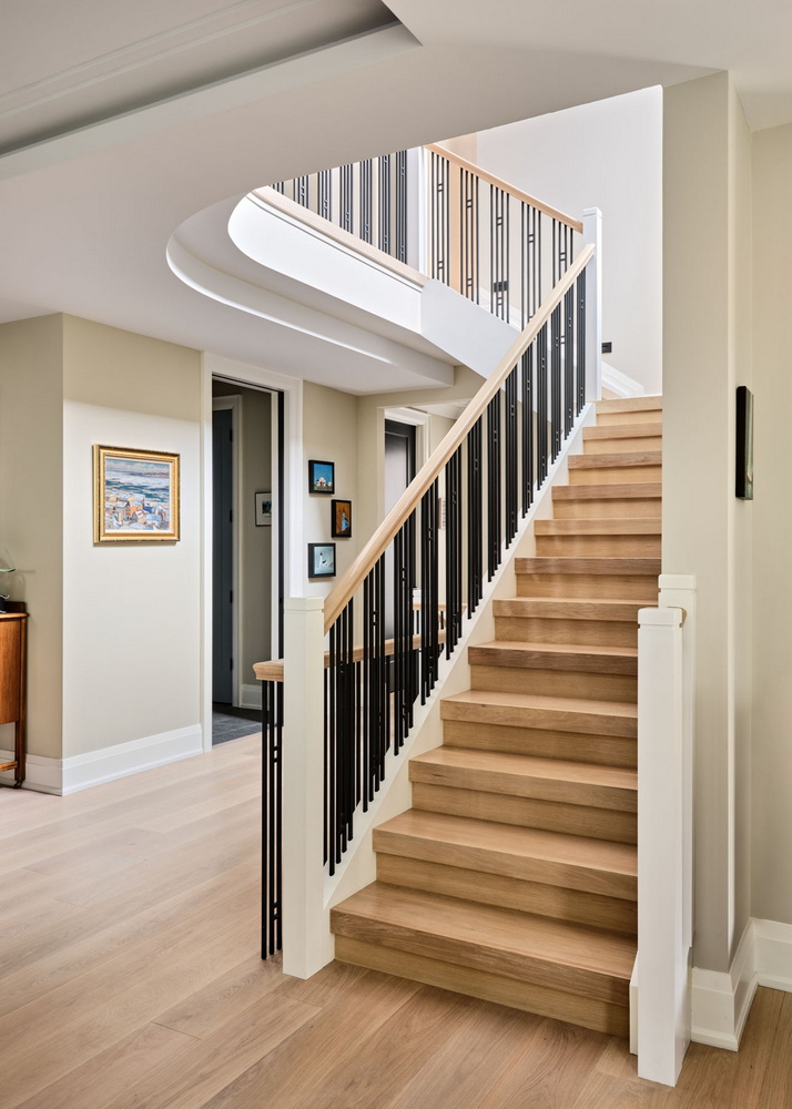 stairs in a custom home by Amsted Design-Build