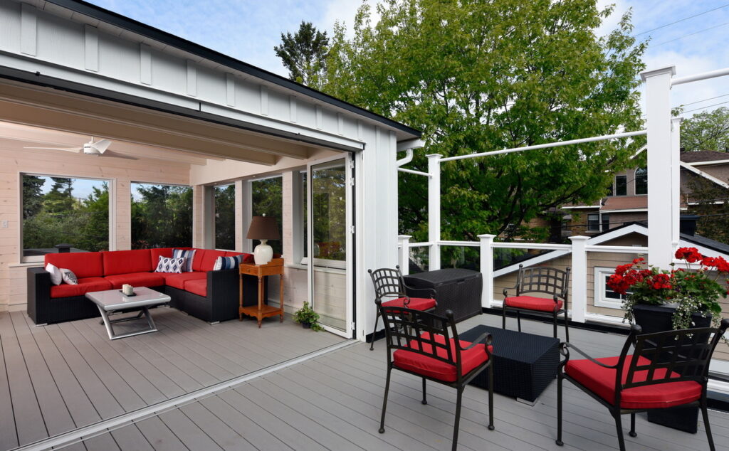 our outdoor spaces amsted design-build rooftop deck