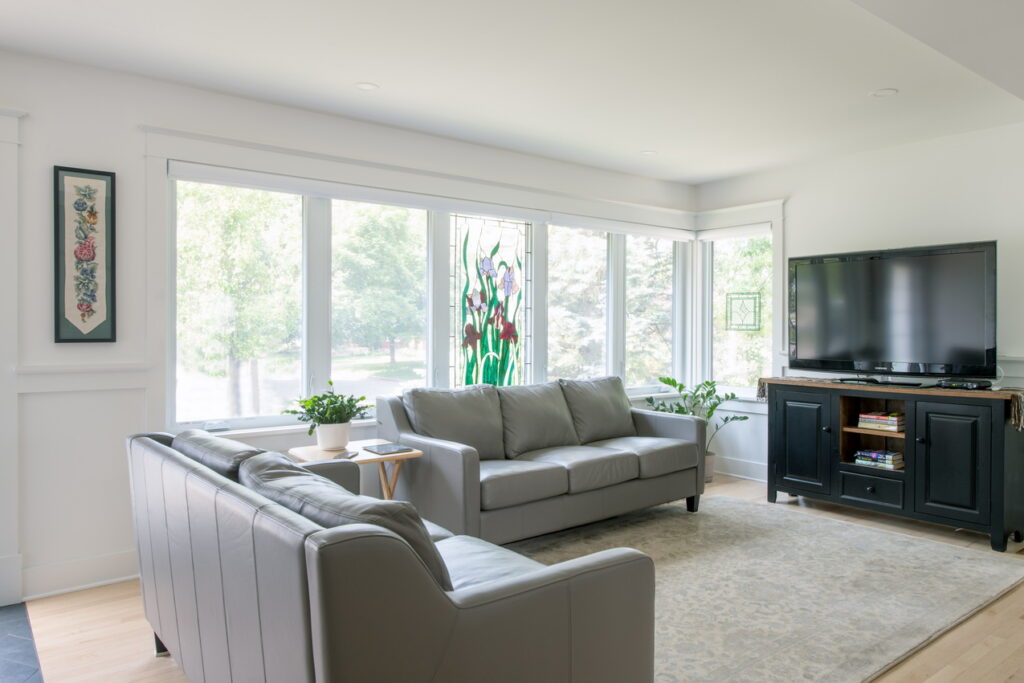 Amsted in the 2023 reno tour Ottawa renovation living room