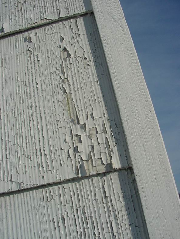 asbestos siding Steve Maxwell peeling paint