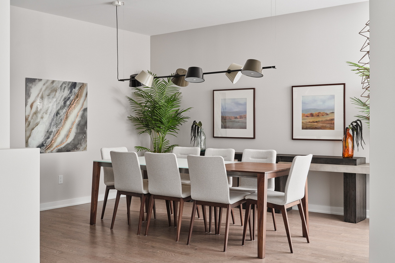 new models at Riverside South HN homes ottawa dining room