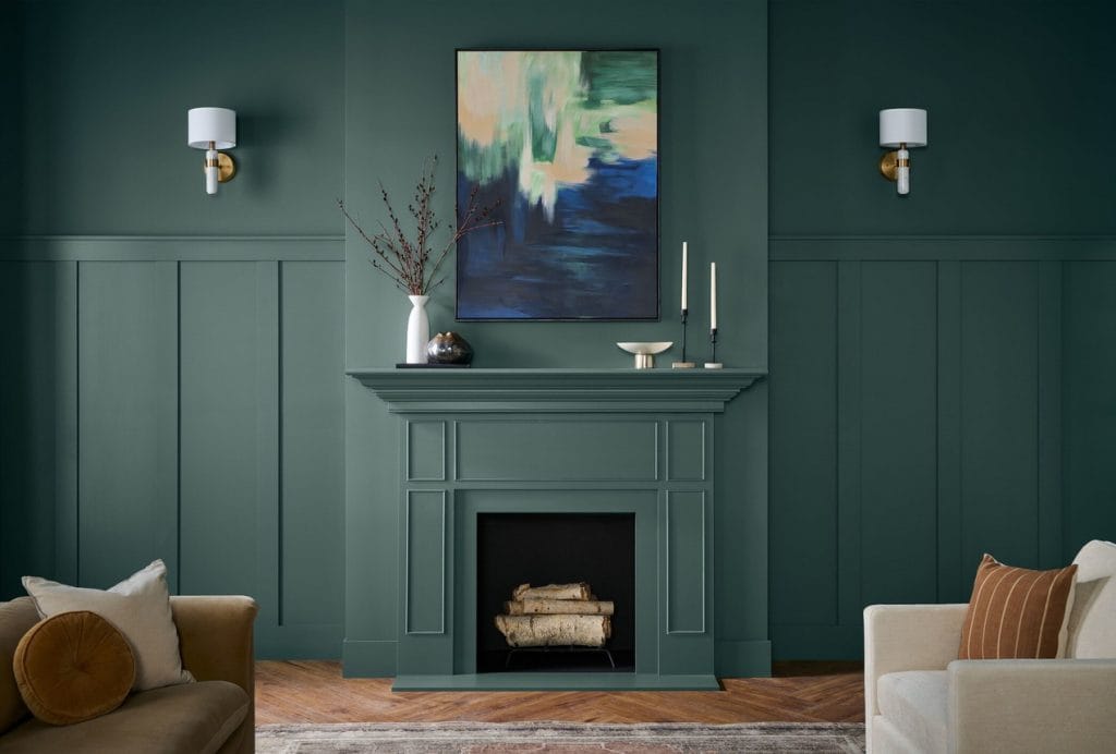 behr hidden gem 2026 color of the year living room