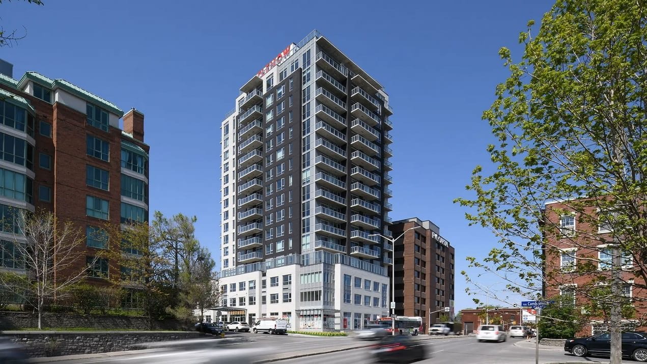building exterior of The Clemow rental building in Ottawa