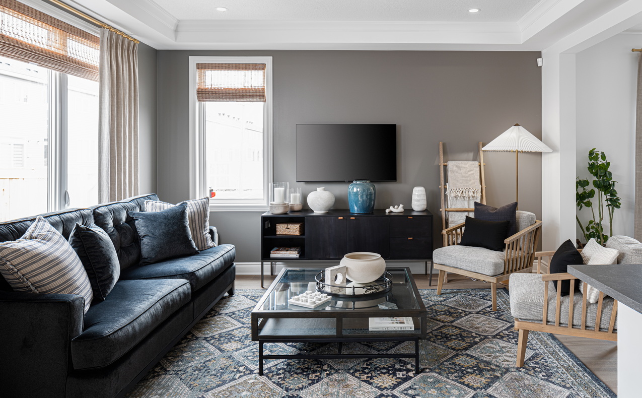 Connections model homes mattamy stittsville living room ottawa