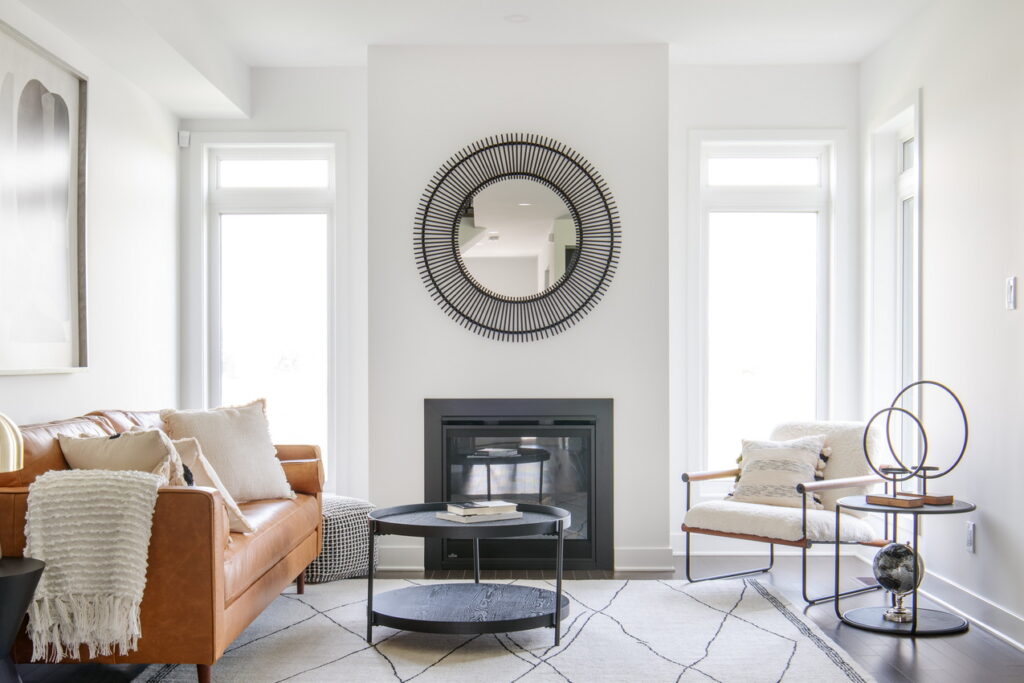 urbandale construction ottawa new homes living room fireplace