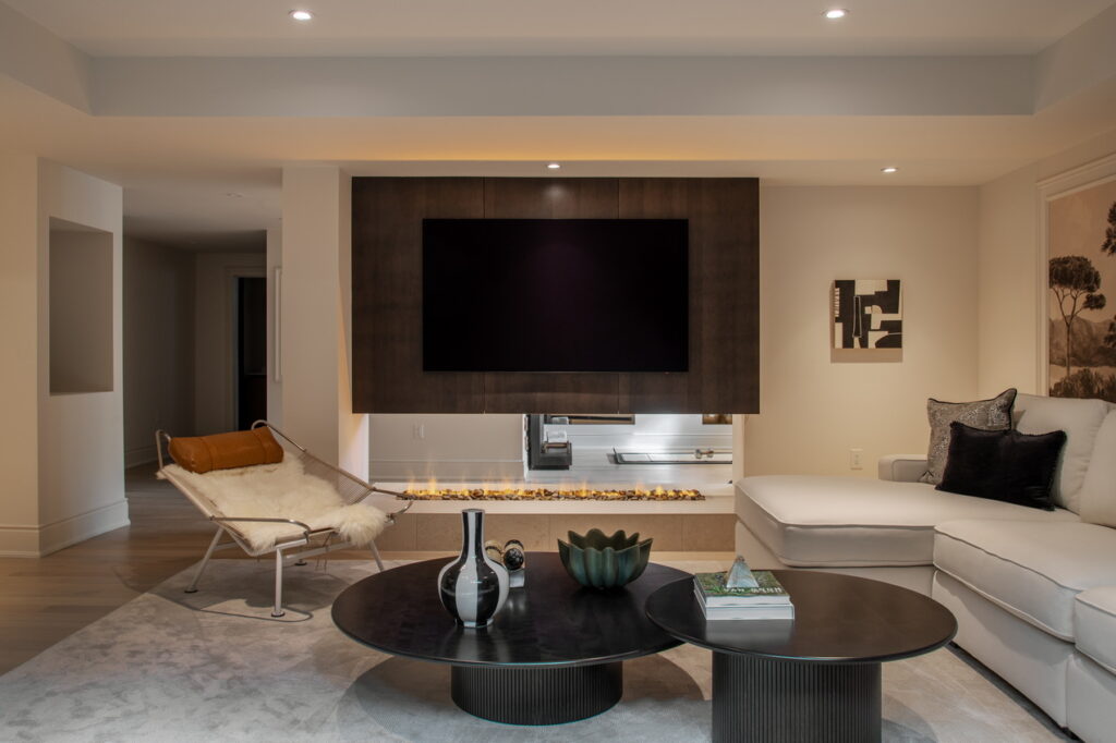 family room in the 2026 Minto dream home