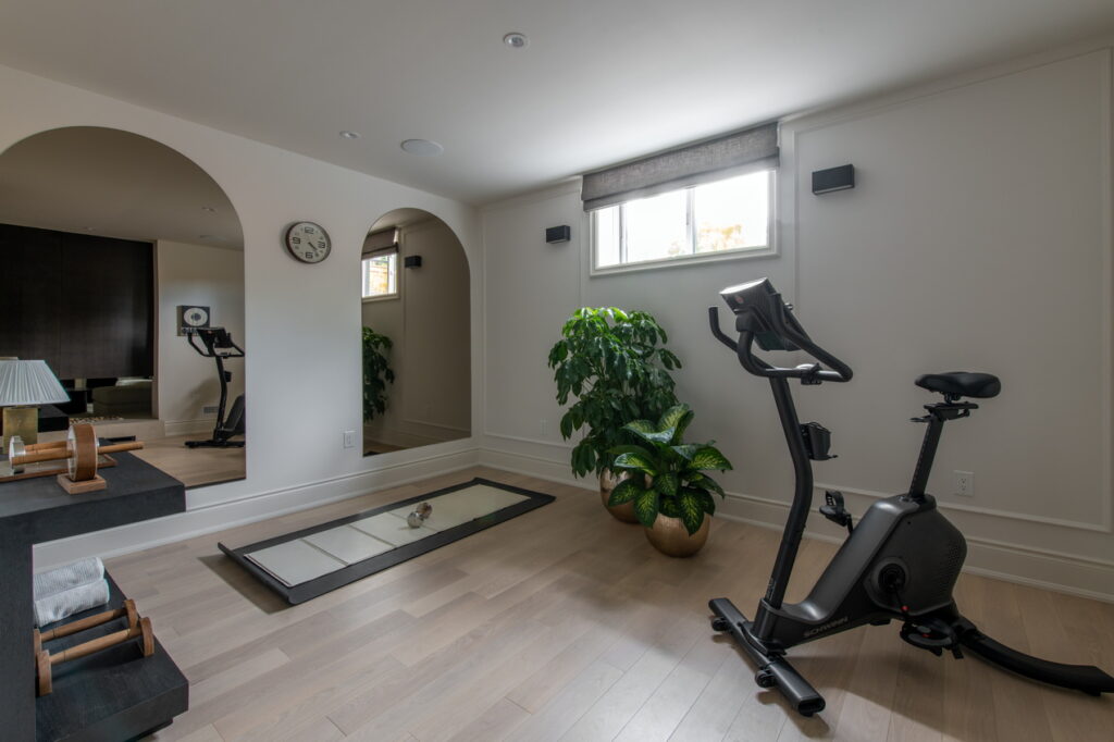 home gym / wellness room in the 2026 Minto dream home