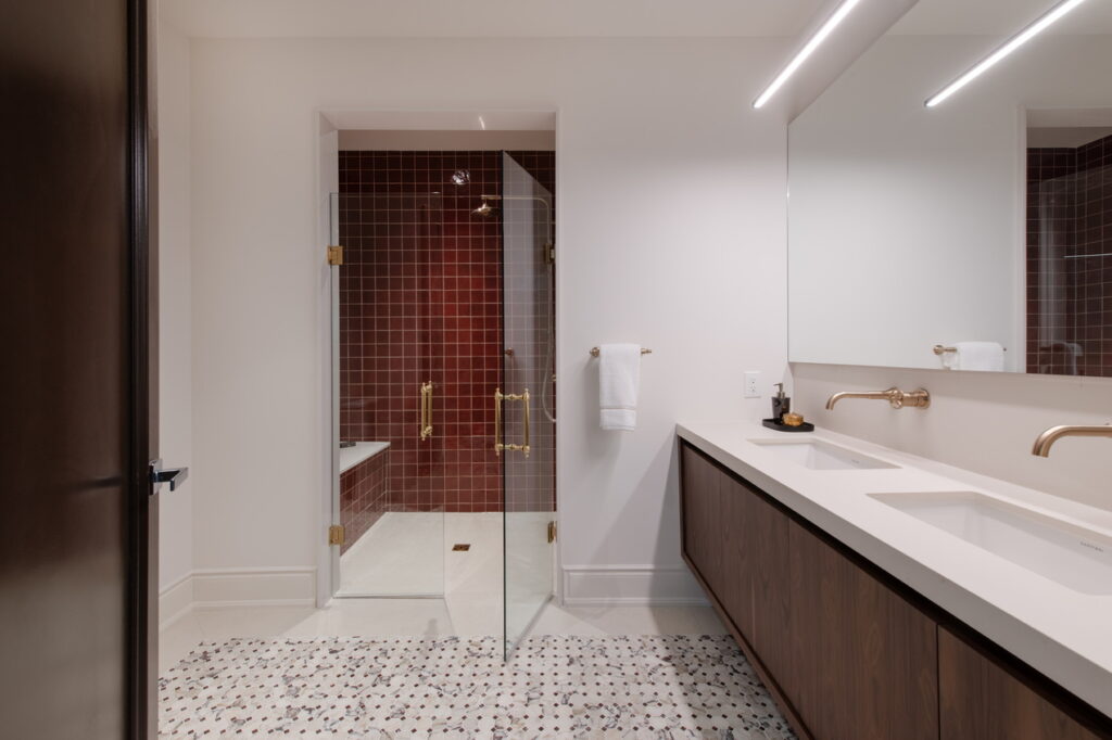 accessible main bathroom in the 2026 Minto dream home