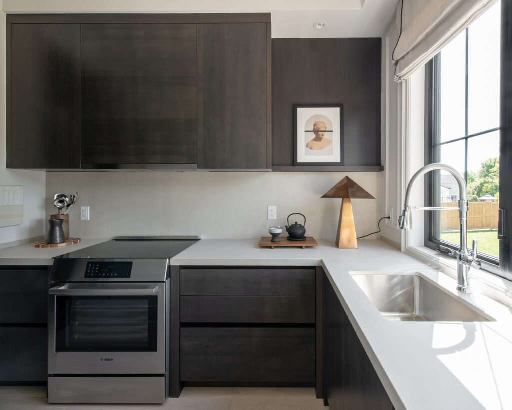 prep kitchen tucked in behind the main kitchen of the 2026 Minto dream home