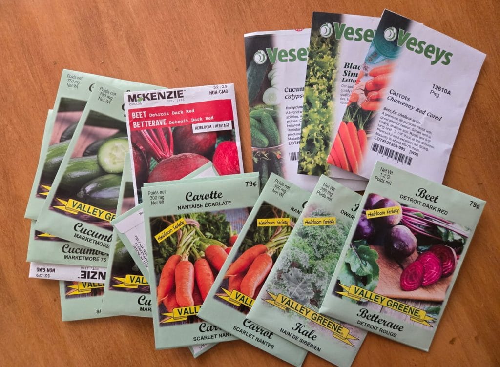 sue pitchforth design dreaming vegetable seed packets