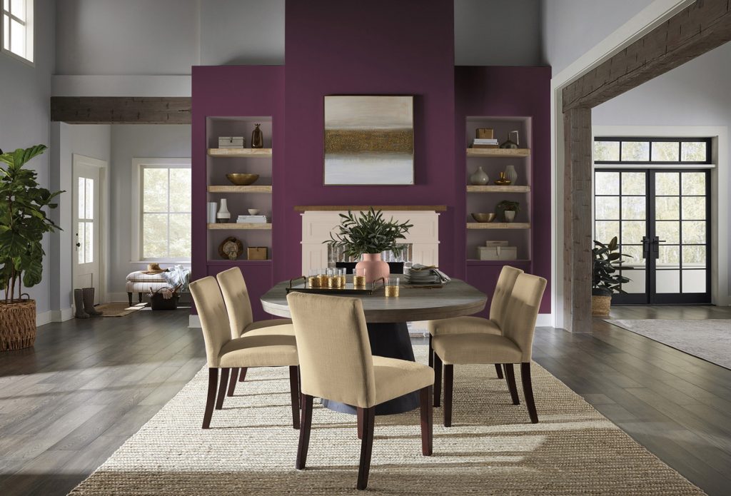 colour of the year dulux purple basil