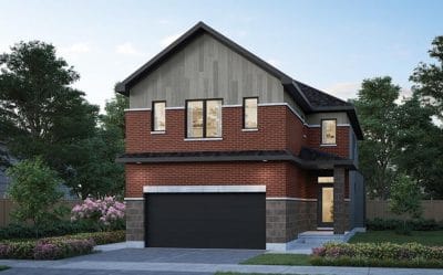 The Ashton is part of eQ's Duo line, with four bedrooms and full secondary suite on the lower level.