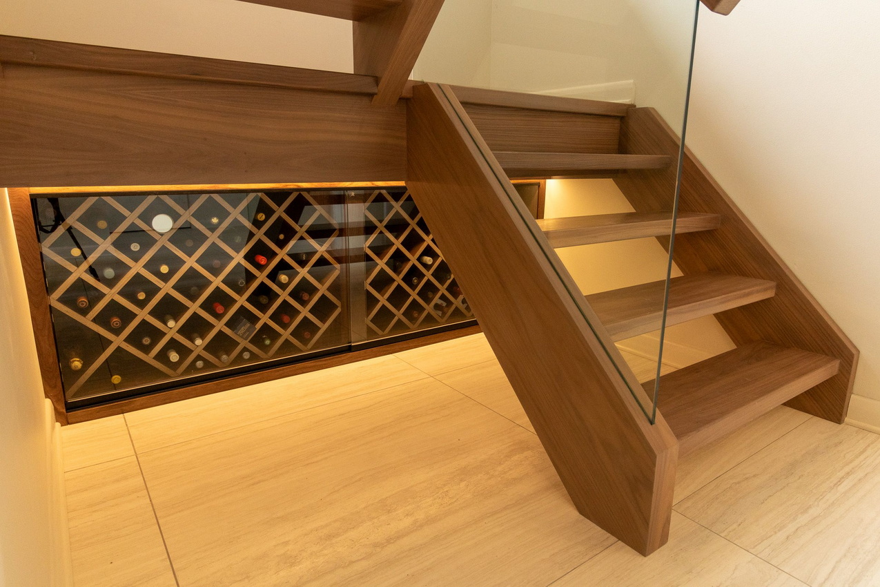 All Things Home People's Choice Award Ottawa design vogt wine storage staircase