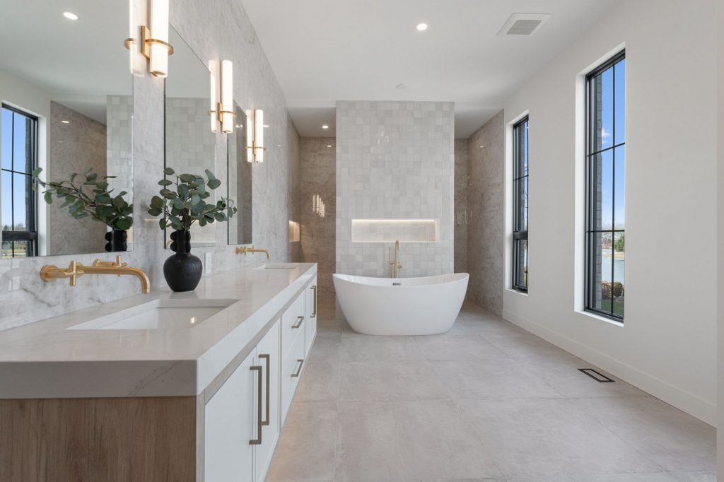 2024 final round All Things Home People's Choice Award Ottawa ensuite bathroom Modello Homes