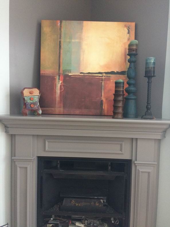 fireplace makeover Sue Pitchforth Design Therapy Plus