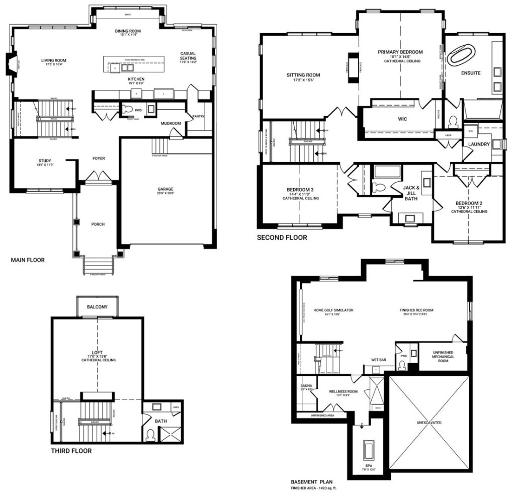 2024 Minto dream home CHEO lottery floor plan