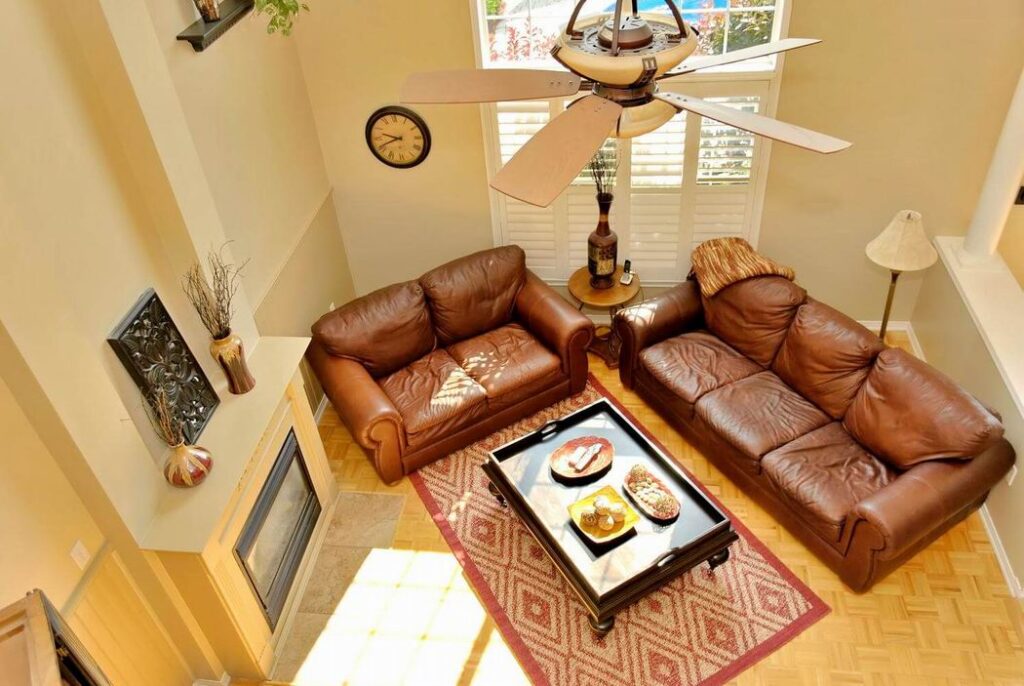 Sue Pitchforth Decor Therapy Plus interior decorating angled furniture living room