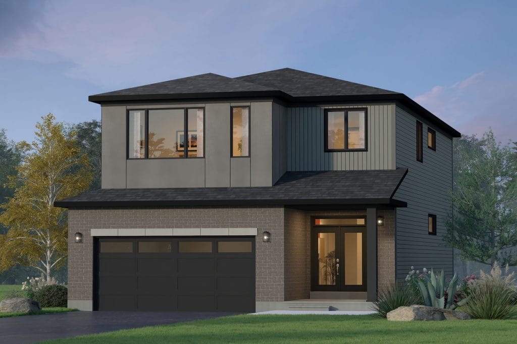 glenview homes ironwood riverside south Ottawa new homes Hampton rendering