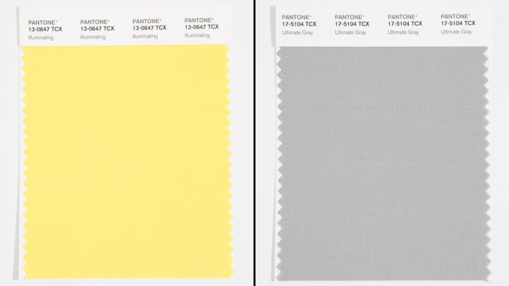 Sue Pitchforth Pantone colours 2021