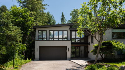 exterior of a home renovation and addition by Lagois Design-Build-Renovate