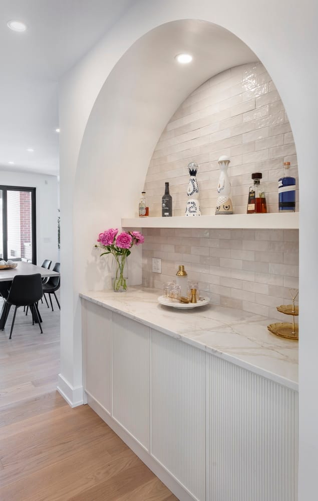 laurysen kitchens design trends arched niche ottawa