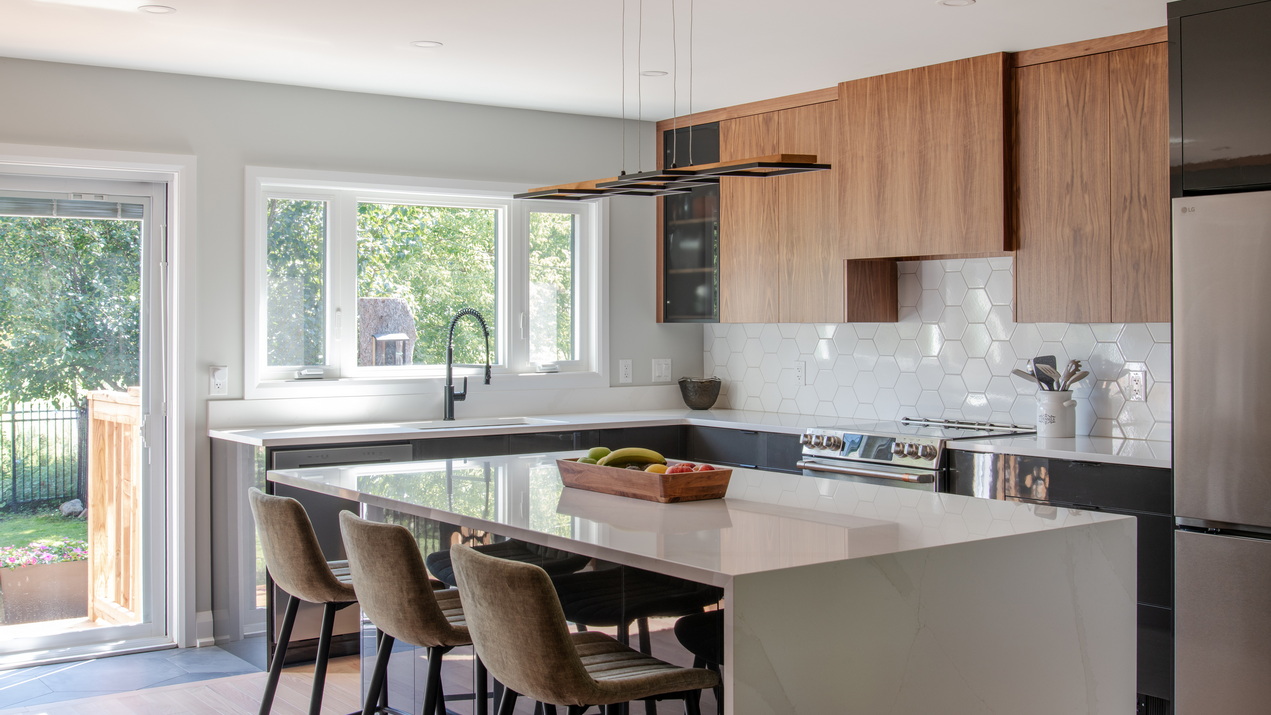 kitchen in a renovation project by Amsted Design-Build