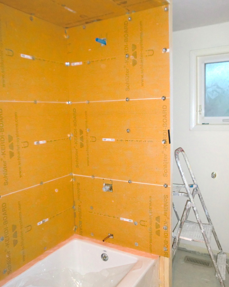 bathroom renovation dangers kerdi-board