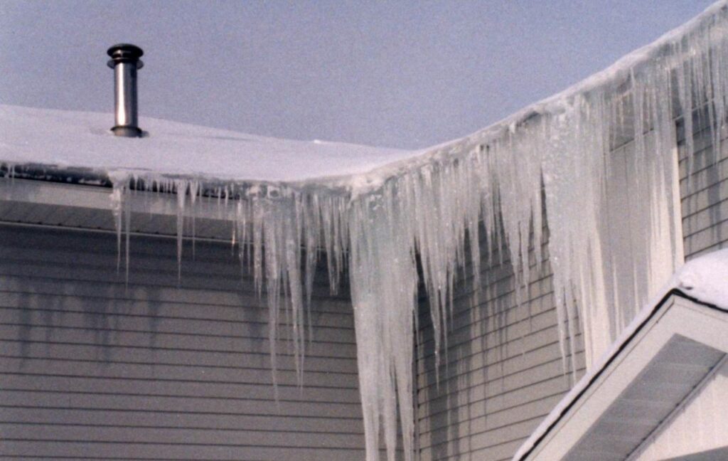ice on your roof