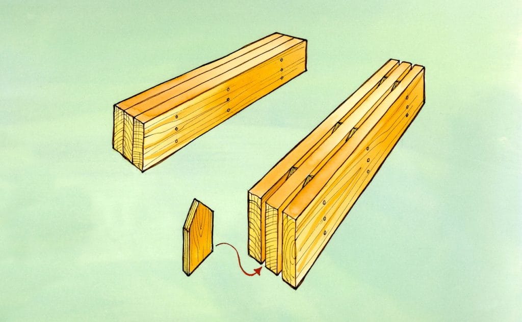 steve maxwell pt lumber composite beam illustration