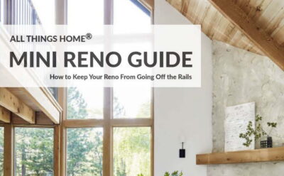 Thinking about a renovation Mini Reno Guide home improvement